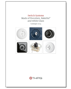 Catalogue 2024 Switch systems made of porcelain, bakelite and glass