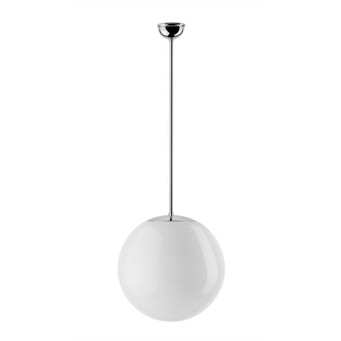Opal Glass Globe Pendant 80 Cm, White Glass Globe Light Fixture