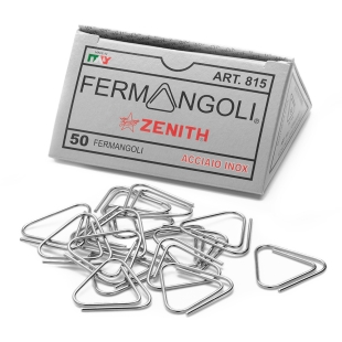 50 Büroklammern Zenith 815 Edelstahl